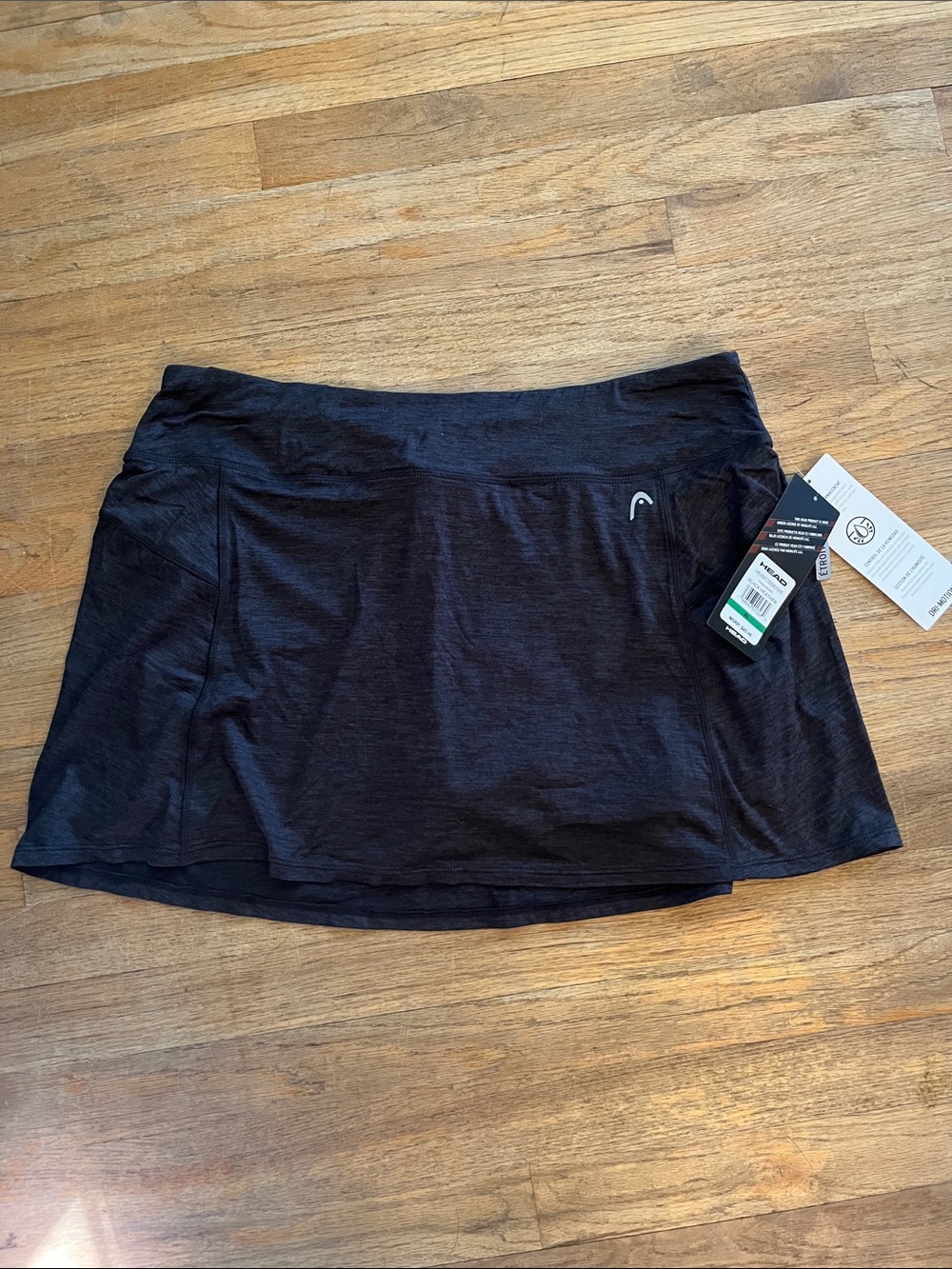 Head Black Women's Athletic Skort with Subtle Logo